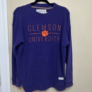 Clemson terry cloth sweatshirt
